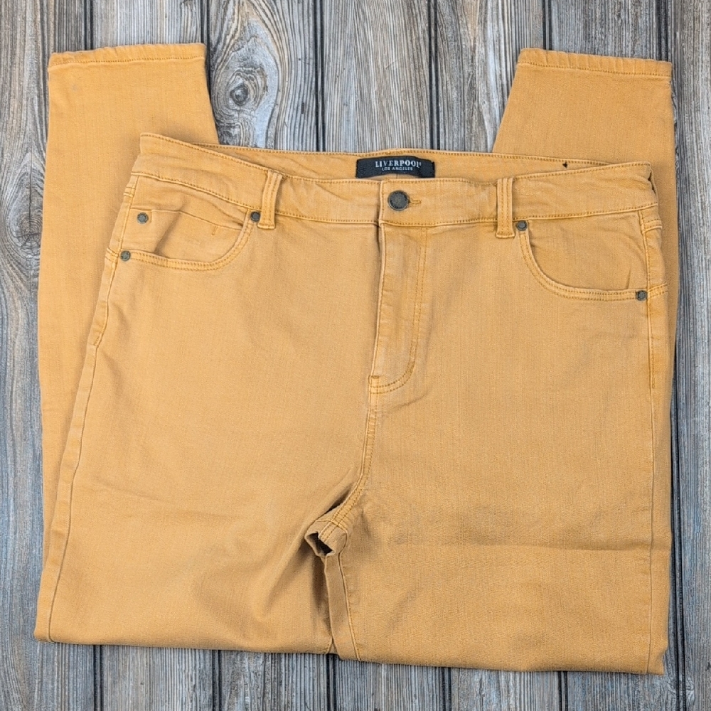 Liverpool Los Angeles Mustard Yellow Pants - Size 16/33​